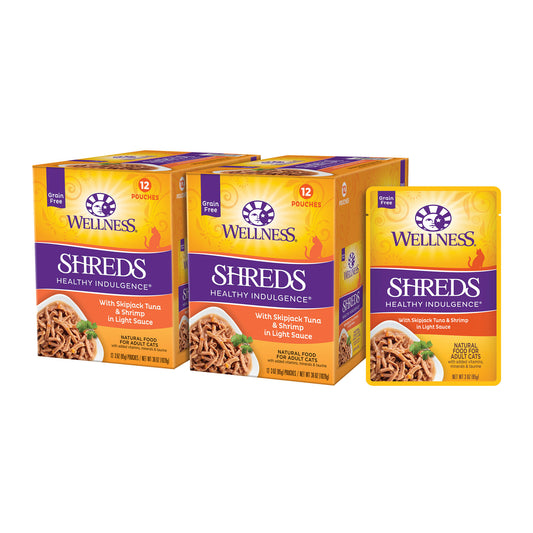 WELLNESS HLTHY INDUL SHRD TUNA