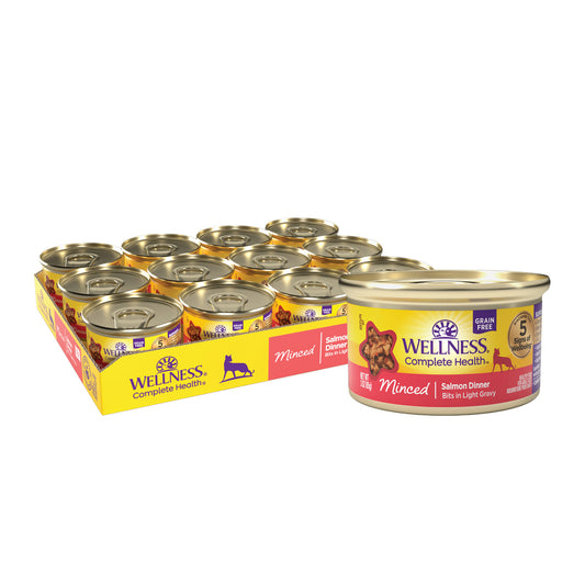 WELLNESS MINCED CAT SALMON 3Z