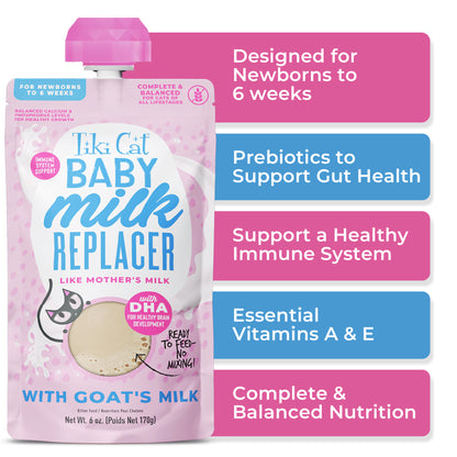 TIKI PET GOAT MILK REPLACEM 6Z