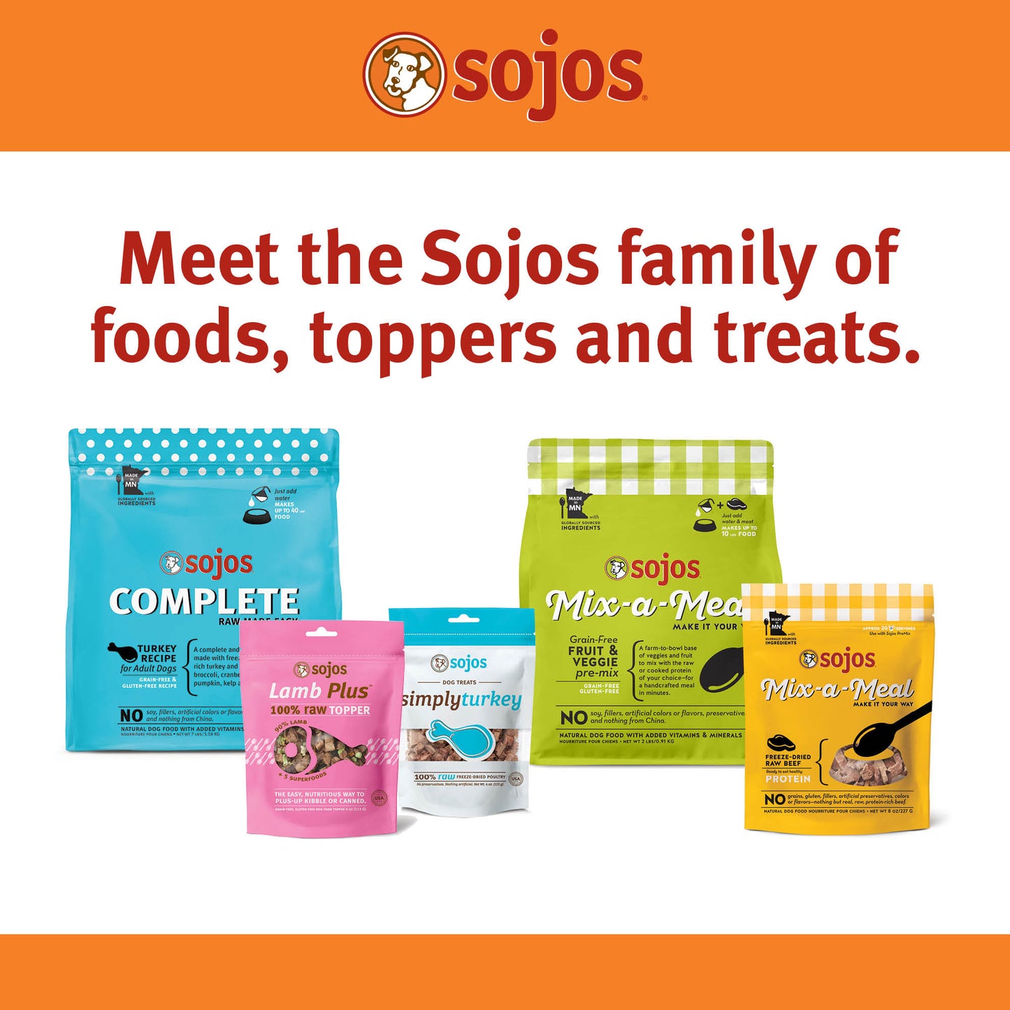 SOJOS FD MIX ML GF FRT/VEG 8#