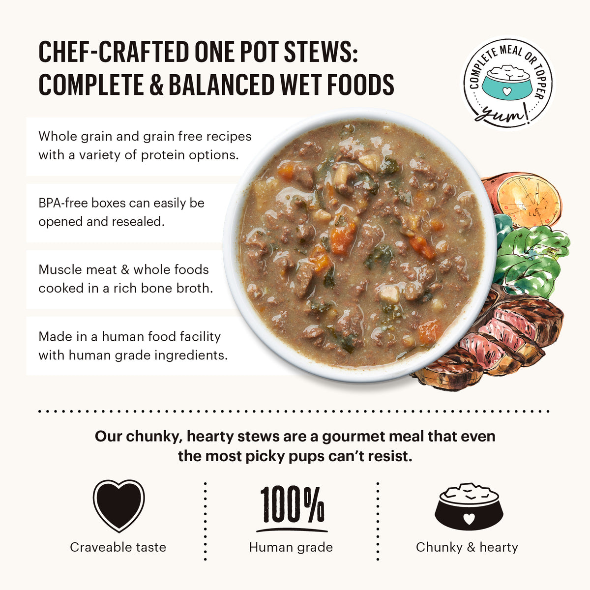 HONEST KITCHEN ONE POT BF LAM