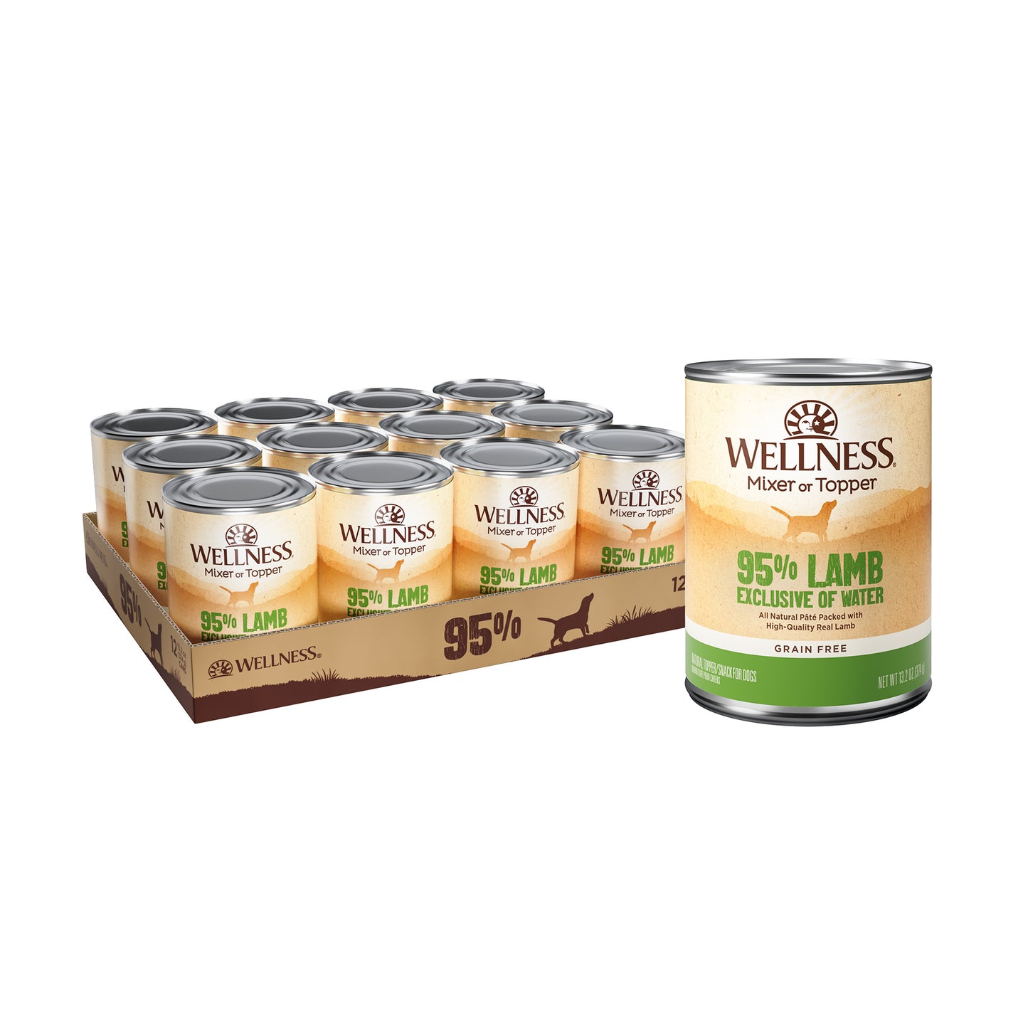 WELLNESS 95% LAMB 13.2oz