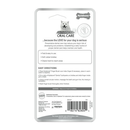NYLABONE DENTAL FINGER BRSH 2