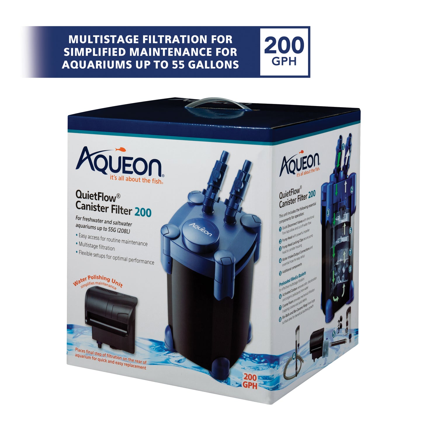 AQE FILTER Q-FLOW CANISTER 200