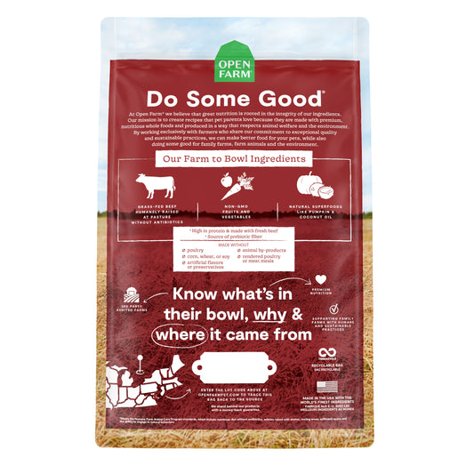 OPEN FARM GF GRASS FED BF 22#