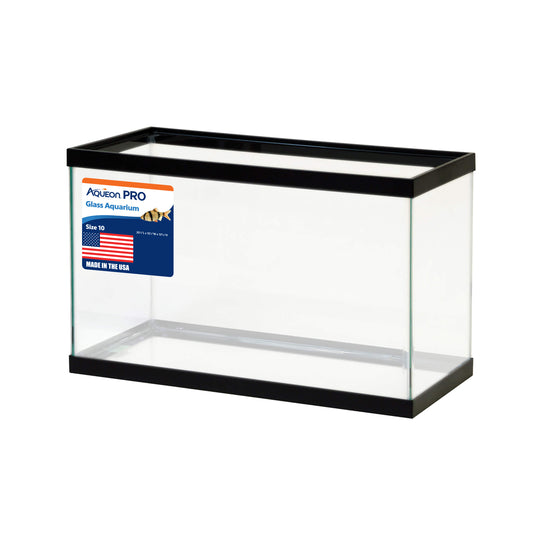 AQUEON TANK 10G BLK 20X10X12