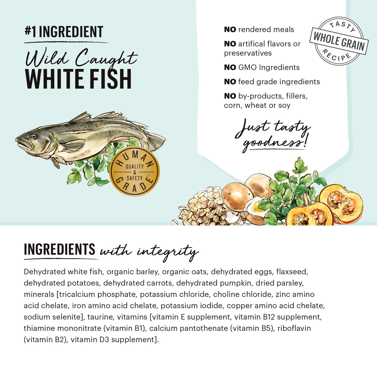 HK WHOLE GRAIN FISH OATS 4#