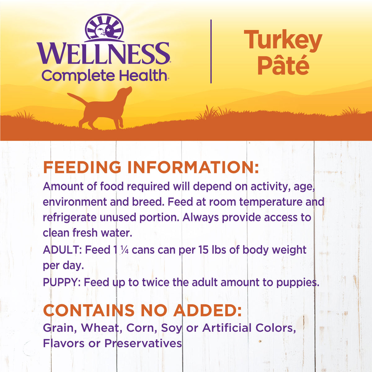WELLNESS TURK & SWT POT 12.5oz