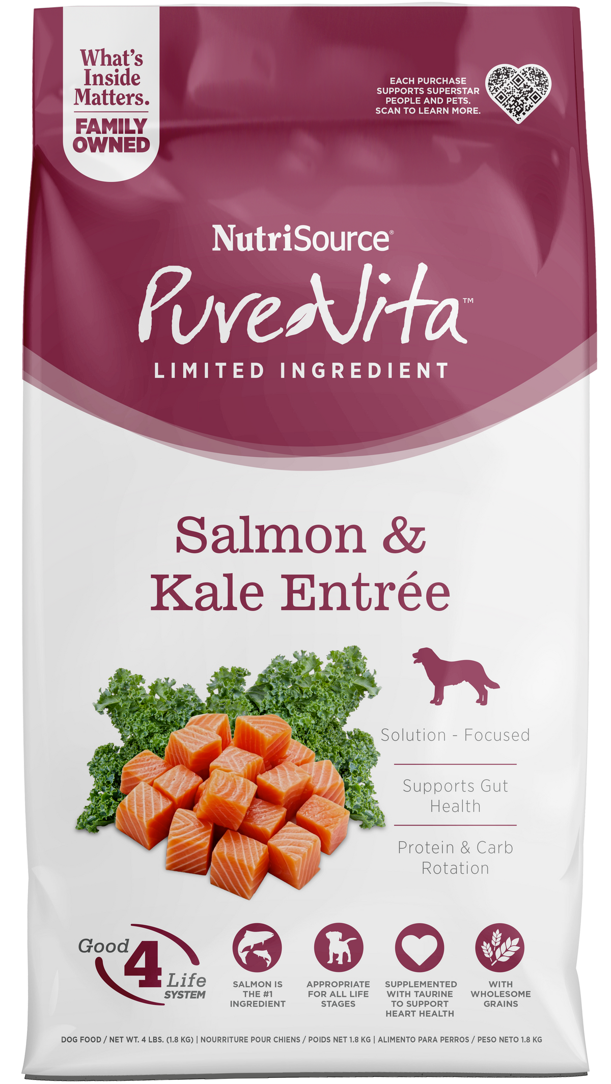 PVITA SALMON/KALE 4#
