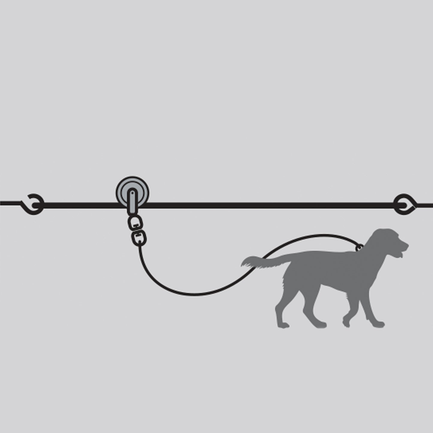 FOUR PAWS TROLLEY CABLE 50'