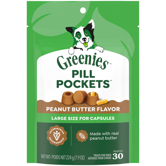 GREENIES PILL PKT PB CAP 7.9OZ