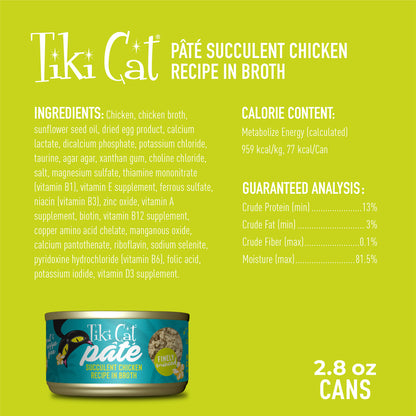 TIKI CAT LUAU CK PATE 12/2.8Z