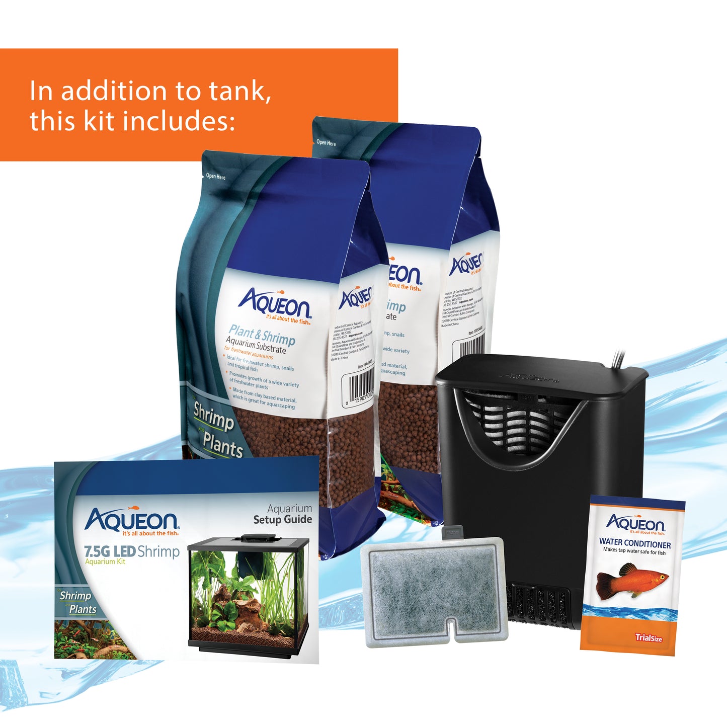AQE KIT LED SHRIMP TANK 7.5G