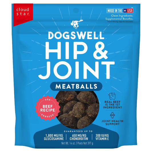 DOGSWELL H&J BEEF MTBALL TRT