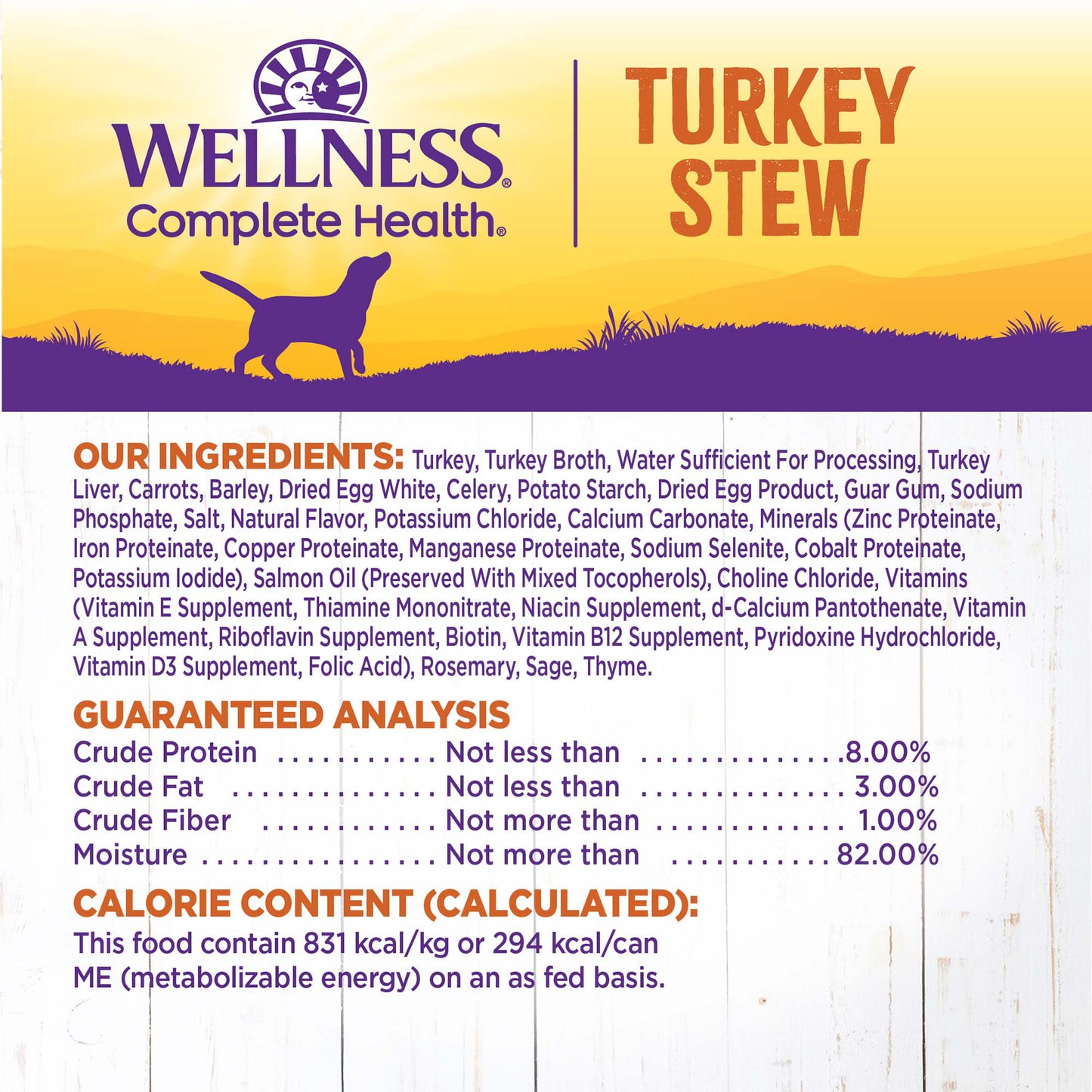 WELLNESS TURK STEW 12.5oz