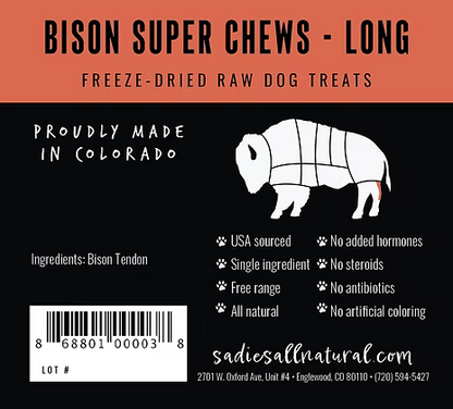 SADIE'S BISON SUPER CHWS LONG