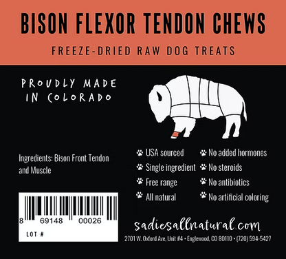 SADIE'S BISON FLEXOR TENDONS