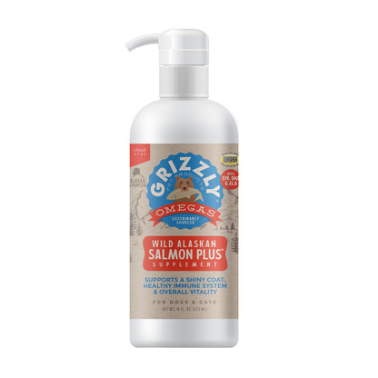 GRIZZLY SALMON OIL 16 OZ