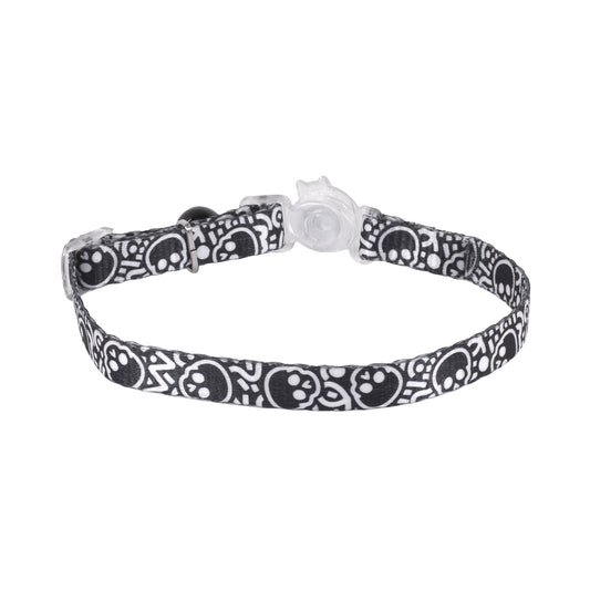 SAFETY CAT COLLAR SKULLS 3/8