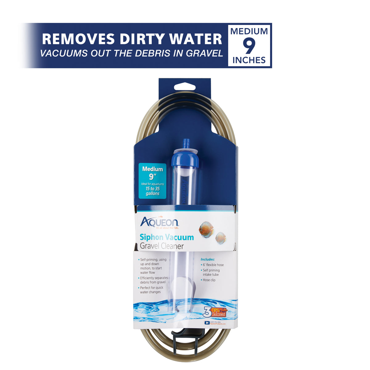 AQE CLEANER GRAVEL VAC 9"