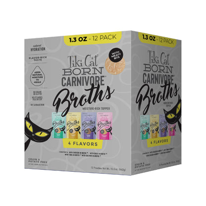 TIKI PETS CAT BROTH VAR PK 1.3