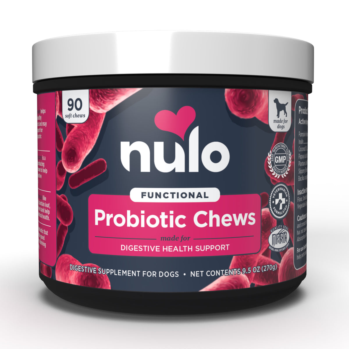 NULO PROBIOTIC CHEW 9.5 OZ