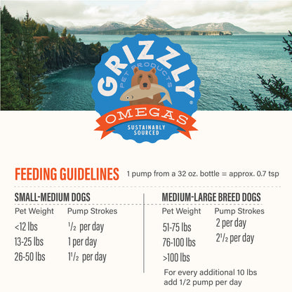 GRIZZLY SALMON OIL 32oz