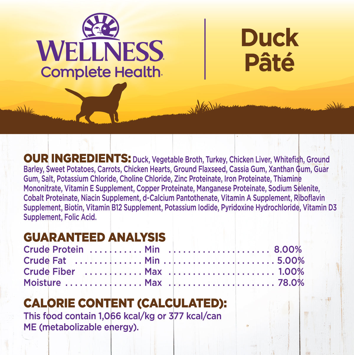 WELLNESS DUCK & SWT POT 12.5Z