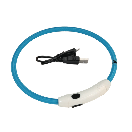 LIGHTUP NECK RING BLUE 16