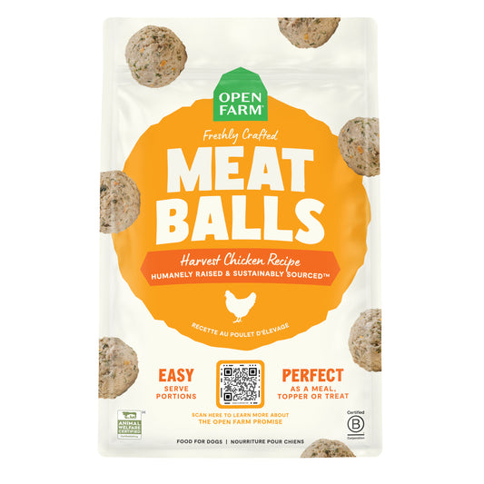 OPEN FARM FRZ CH MEATBALL 14Z