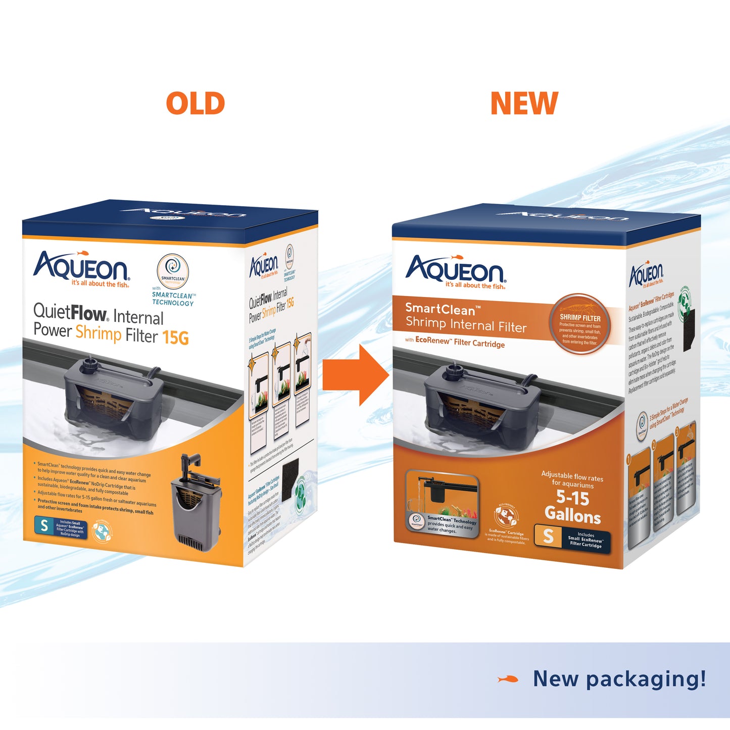 AQE FILTER Q-FLOW ST SHRMP 15G