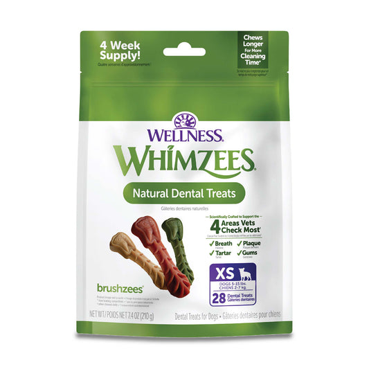 WHIMZEE BRUSHZEES XS 7.4Z