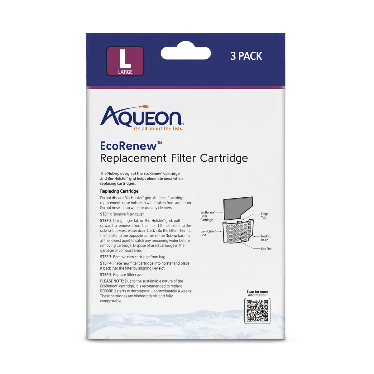 AQE CARTRIDGE ECORENEW LG 3PK