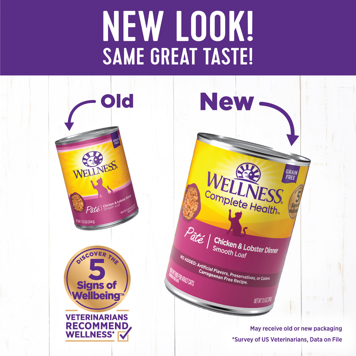 WELLNESS CHX/LOB CAT 12.5OZ