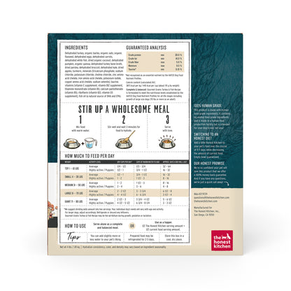HK GOURMET GRN TURKEY 4# BOX