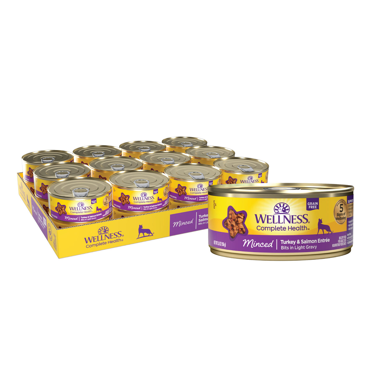 WELLNESS MINCED TURK SALM 5.5Z