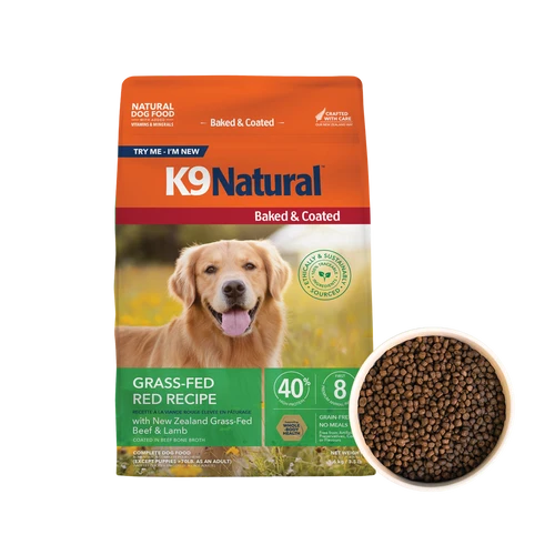 K9 NAT GF BAKED GRASS FED RED
