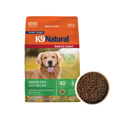 K9 NAT GF BAKED GRASS FED RED