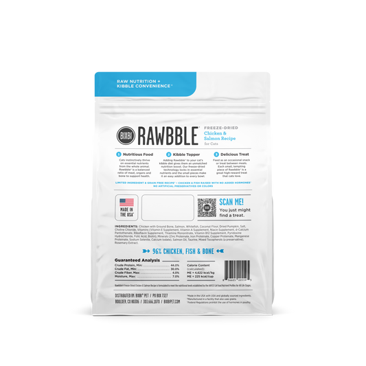 BIXBI CAT RAWBBLE FD CH/SLM