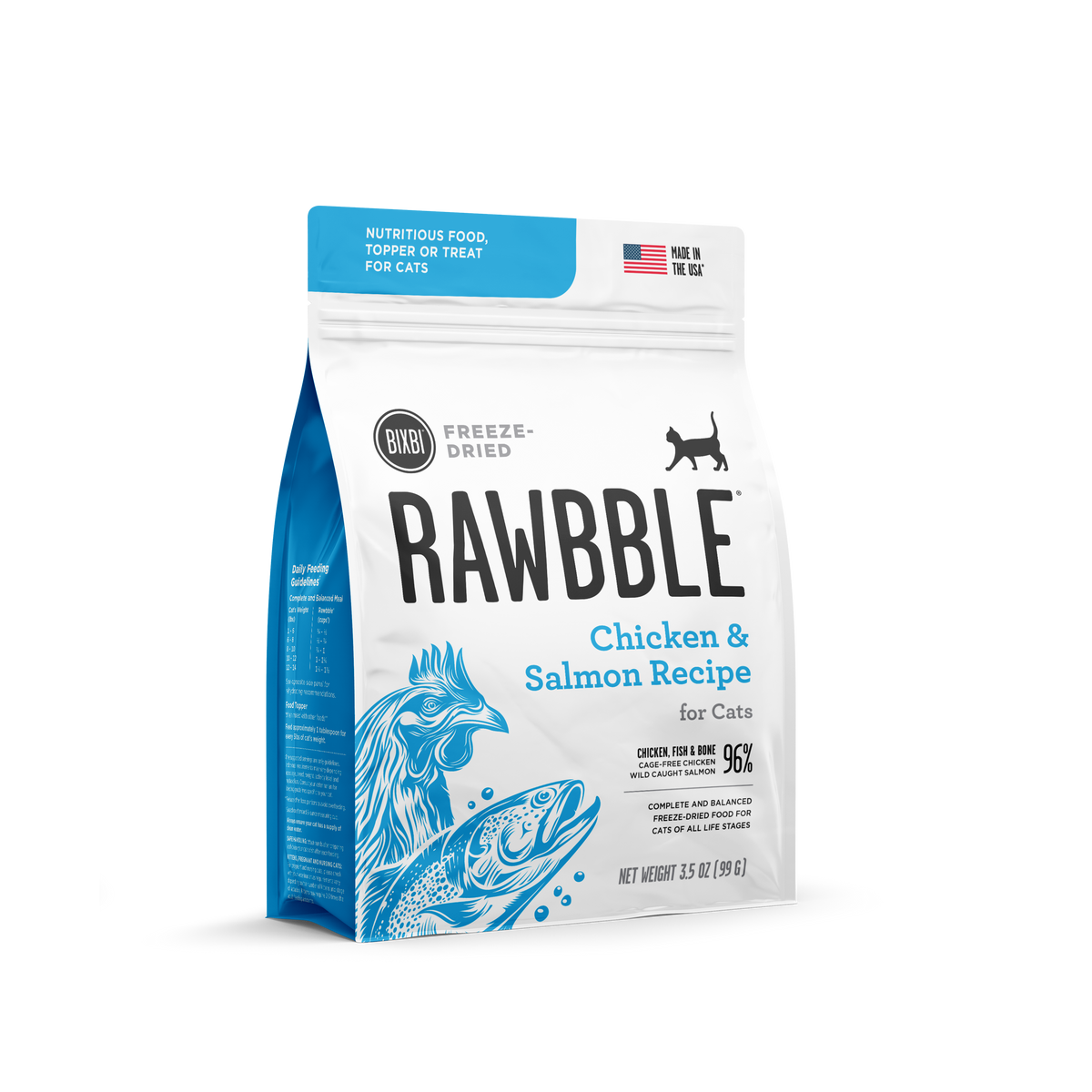 BIXBI CAT RAWBBLE FD CH/SLM