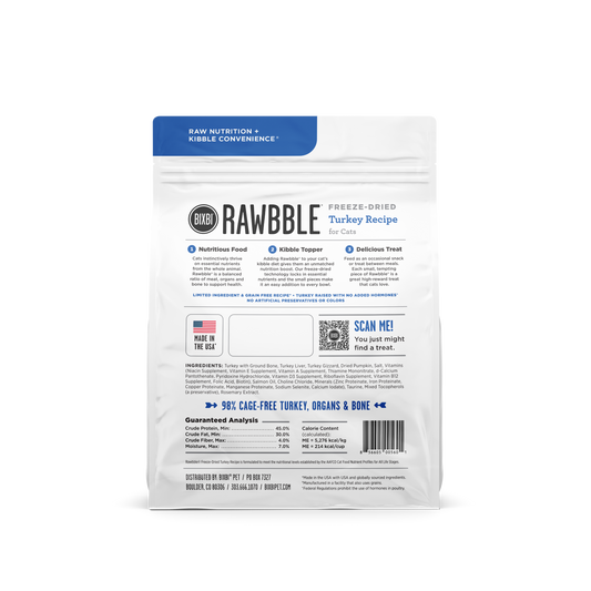 BIXBI CAT RAWBBLE FD TRK 3.5Z