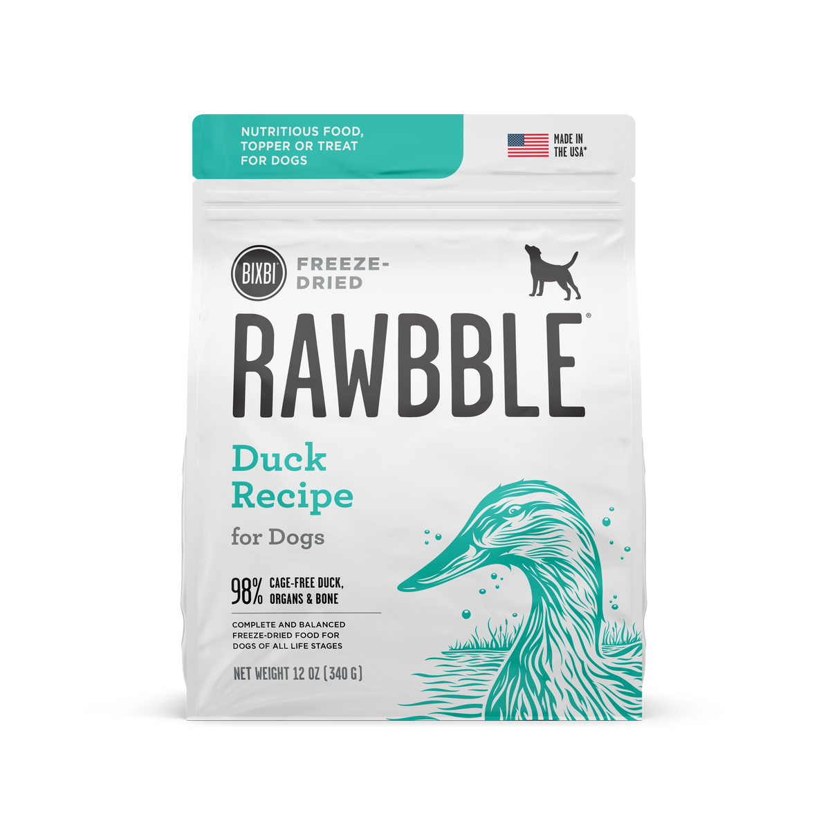 BIXBI FD RAWBBLE DUCK 12Z