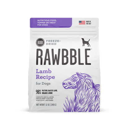 BIXBI FD RAWBBLE LAMB 12Z