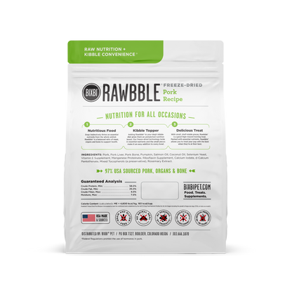 BIXBI FD RABBLE PORK 12Z