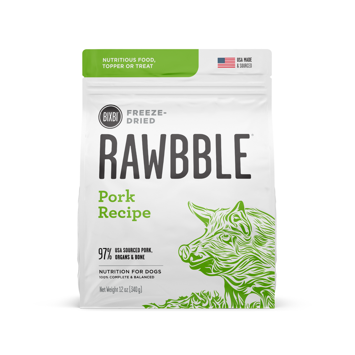 BIXBI FD RABBLE PORK 12Z