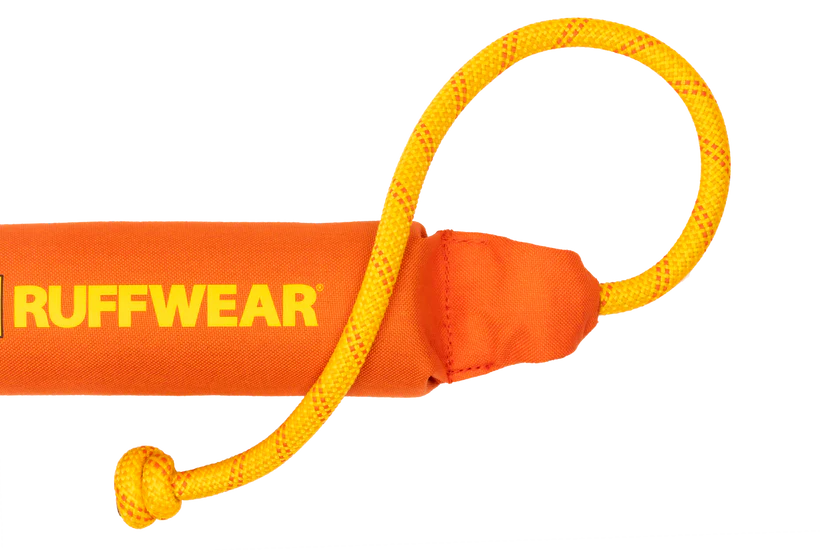 Ruffwear Lunker™ Floating Throw Toy Soft Floating Tug Toy, Tangelo Orange