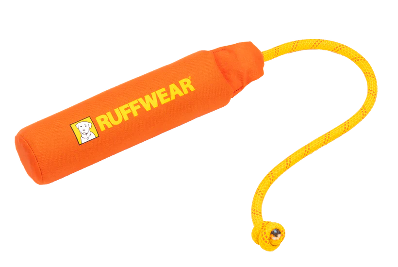 Ruffwear Lunker™ Floating Throw Toy Soft Floating Tug Toy, Tangelo Orange