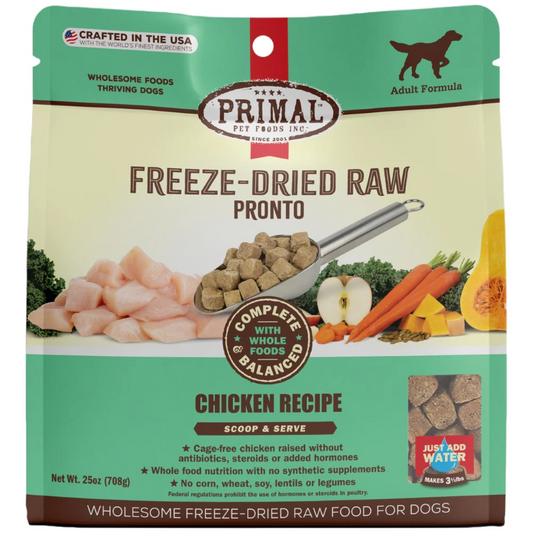 PRIMAL FD PRONTO CHICKEN 25Z