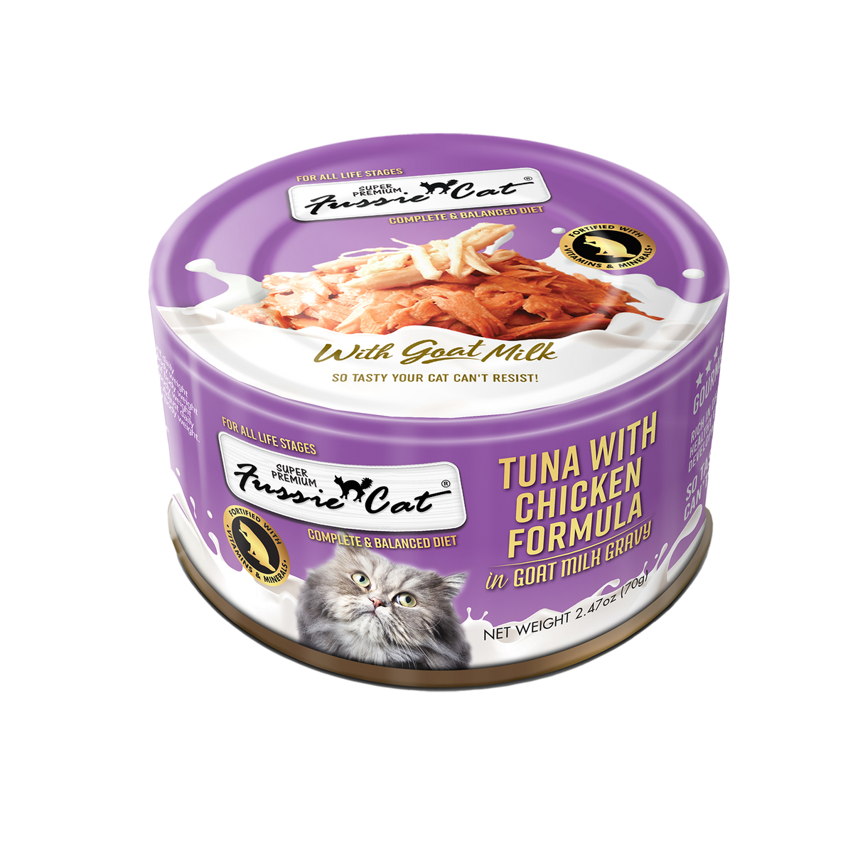 FUSSIE CAT TUNA CH IN GOAT