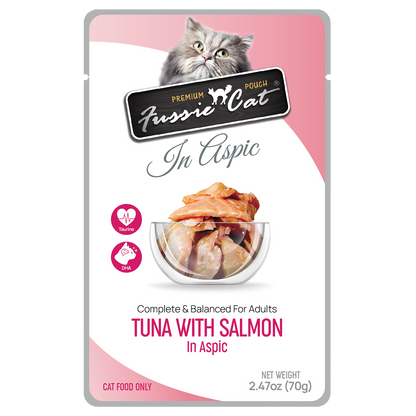 FUSSIE CAT TUNA/SLM/ASP POUCH